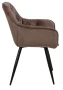Krzesło tapicerowane Cherry Velvet cappuccino Bluvel 38