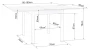 Stół rozkładany Flip 80-160 cm dąb cremona torro/kaszmir