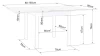 Stół rozkładany Flip 80-160 cm kaszmir/dąb cremona torro