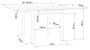Stół rozkładany Flip 80-160 cm kaszmir/dąb cremona torro