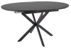 Stół rozkładany Gaston Ceramic do jadalni 100-135 cm czarny mat