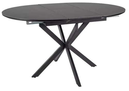 Stół rozkładany Gaston Ceramic do jadalni 100-135 cm czarny mat