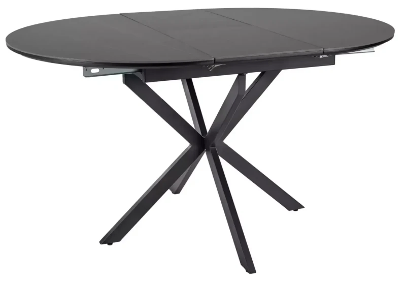 Stół rozkładany Gaston Ceramic do jadalni 100-135 cm czarny mat