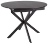 Stół rozkładany Gaston Ceramic do jadalni 100-135 cm czarny mat