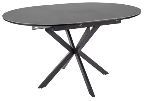 Stół rozkładany Gaston Ceramic do jadalni 100-135 cm szary mat