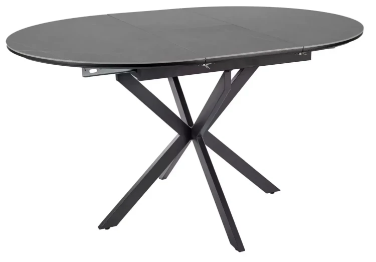 Stół rozkładany Gaston Ceramic do jadalni 100-135 cm szary mat
