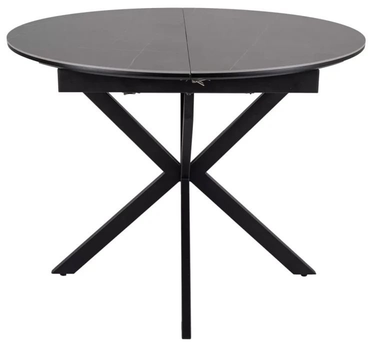 Stół rozkładany Gaston Ceramic do jadalni 100-135 cm szary mat