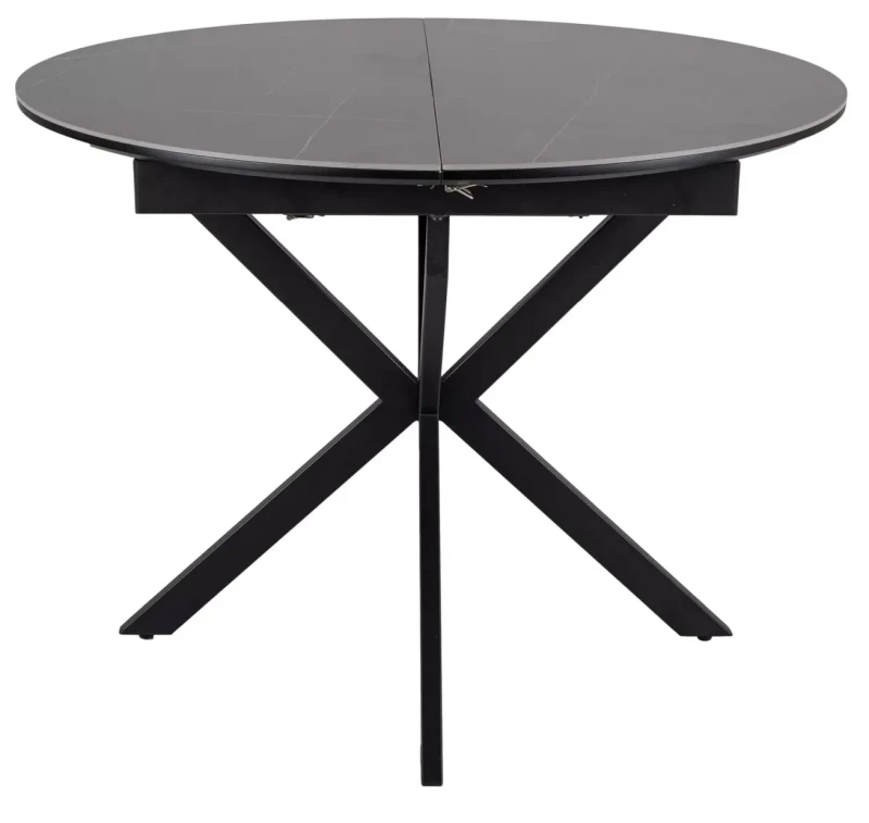 Stół rozkładany Gaston Ceramic do jadalni 100-135 cm szary mat