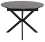 Stół rozkładany Gaston Ceramic do jadalni 100-135 cm szary mat
