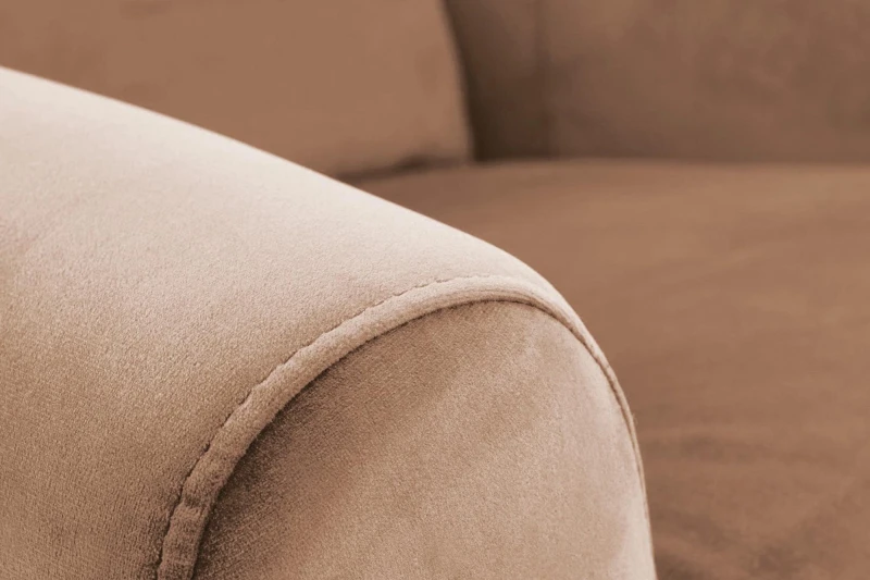 Fotel wypoczynkowy Agustin 2 rozkładany z podnóżkiem do salonu beżowy