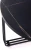 Ława okrągła Antica 80 cm blat czarny marmur/czarny