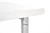 Biurko z szufladami B30 nowoczesne do biura 120 cm biały/chrom