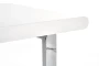 Biurko z szufladami B30 nowoczesne do biura 120 cm biały/chrom