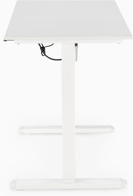 Biurko B53 z elektryczną regulacją wysokości do biura 105 cm biały