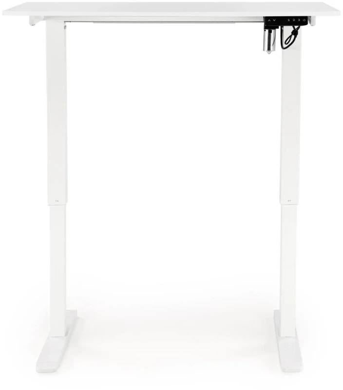 Biurko B53 z elektryczną regulacją wysokości do biura 105 cm biały
