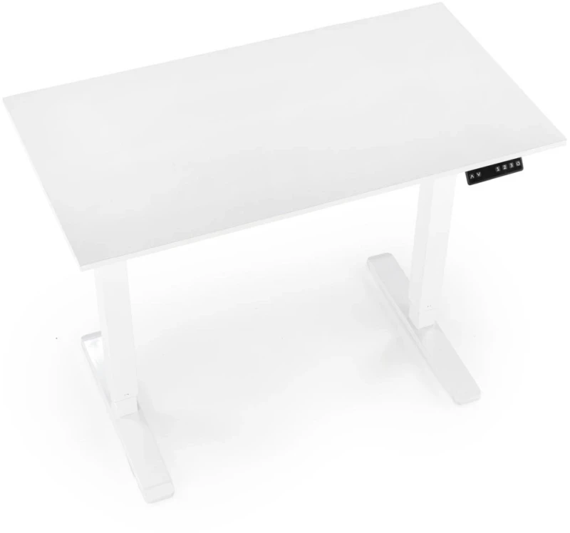 Biurko B53 z elektryczną regulacją wysokości do biura 105 cm biały