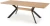 Stół rozkładany Bacardi loftowy do jadalni 160-220 cm dąb naturalny/czarny