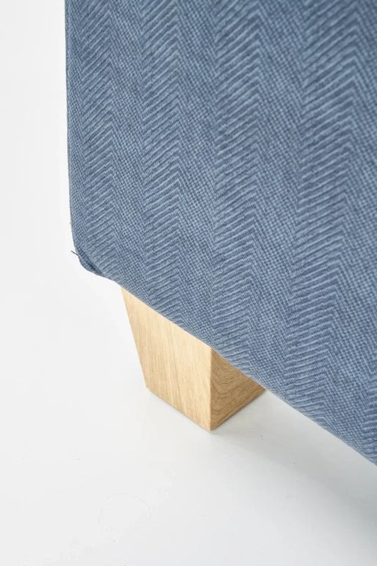 Fotel rozkładany Bard wypoczynkowy do salonu ciemny niebieski