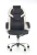 Fotel gabinetowy Barton z mechanizmem multiblock do biura czarny/biały