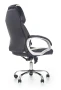 Fotel gabinetowy Barton z mechanizmem multiblock do biura czarny/biały