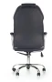 Fotel gabinetowy Barton z mechanizmem multiblock do biura czarny/biały