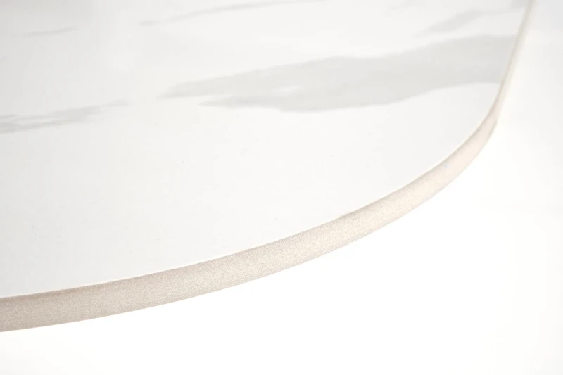 Stolik kawowy Borna kwadratowy do salonu 80 cm biały marmur