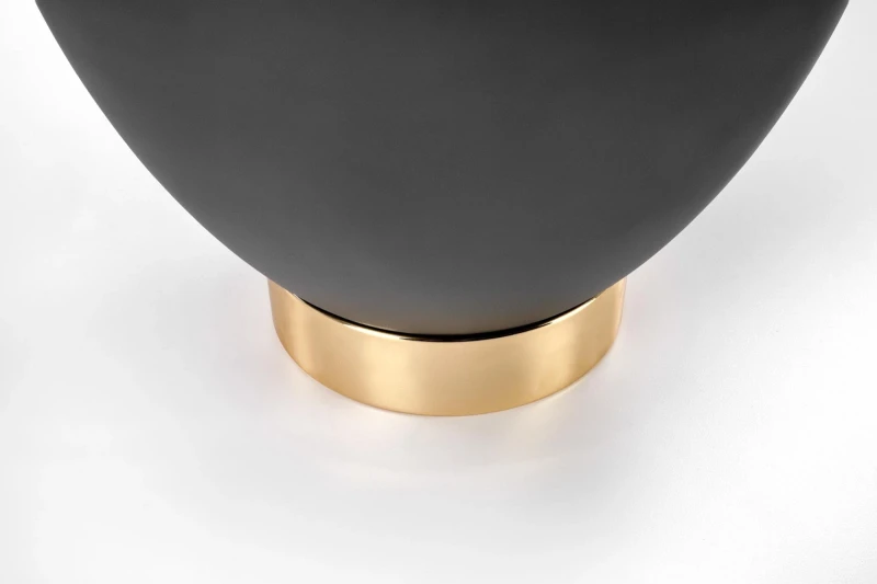 Stolik kawowy Cecilia okrągły do salonu 73 cm biały marmur/popielaty