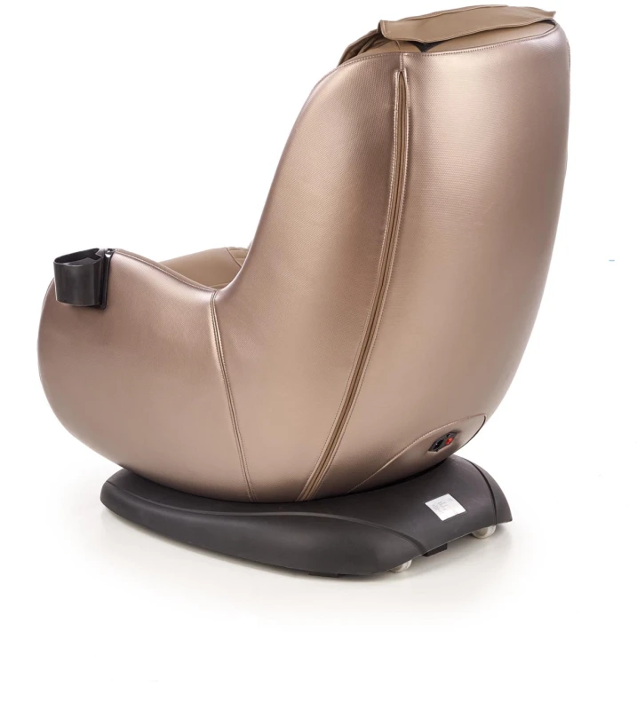 Fotel wypoczynkowy Dopio z funkcją masażu do salonu beżowy