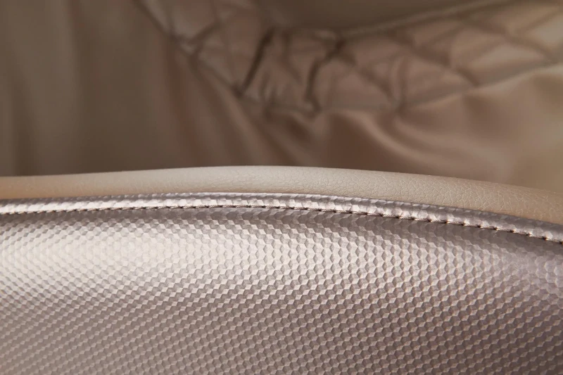 Fotel wypoczynkowy Dopio z funkcją masażu do salonu beżowy