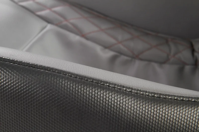 Fotel wypoczynkowy Dopio z funkcją masażu do salonu popielaty