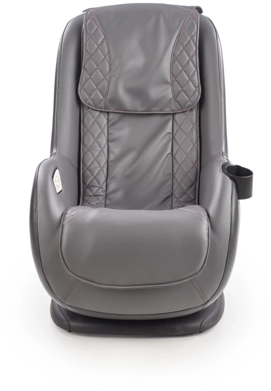 Fotel wypoczynkowy Dopio z funkcją masażu do salonu popielaty