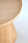 Stolik kawowy Editta okrągły do salonu 45 cm naturalny