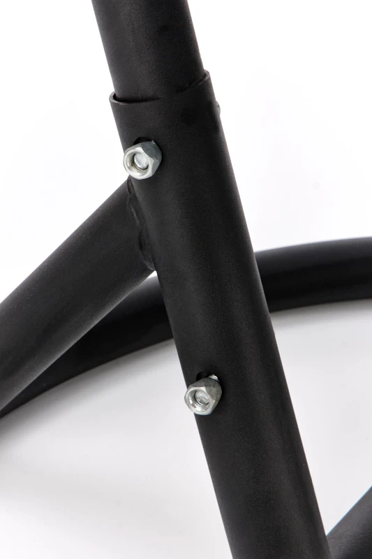 Fotel wiszący Eggy kokon ogrodowy z poduszkami na taras popielaty/czarny