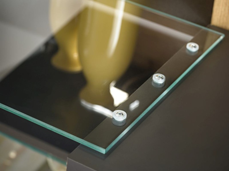 Meblościanka Silk 240 cm zestaw 6 elementów z oświetleniem LED do salonu