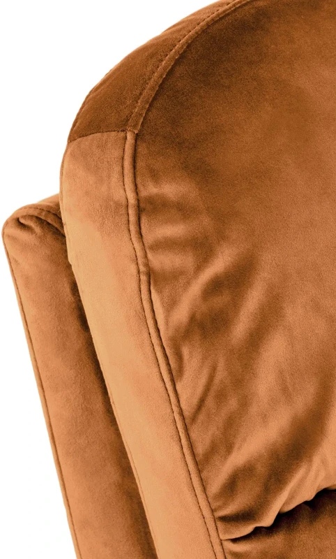 Fotel wypoczynkowy Felipe 2 z podnóżkiem do salonu cynamonowy