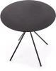 Stół okrągły Fondi nowoczesny do salonu 80 cm czarny