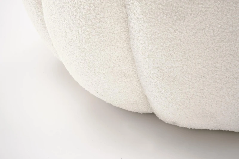 Fotel wypoczynkowy Gaspar nowoczesny do salonu kremowy