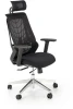 Fotel obrotowy Geronimo ergonomiczny do biura czarny