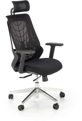 Fotel obrotowy Geronimo ergonomiczny do biura czarny