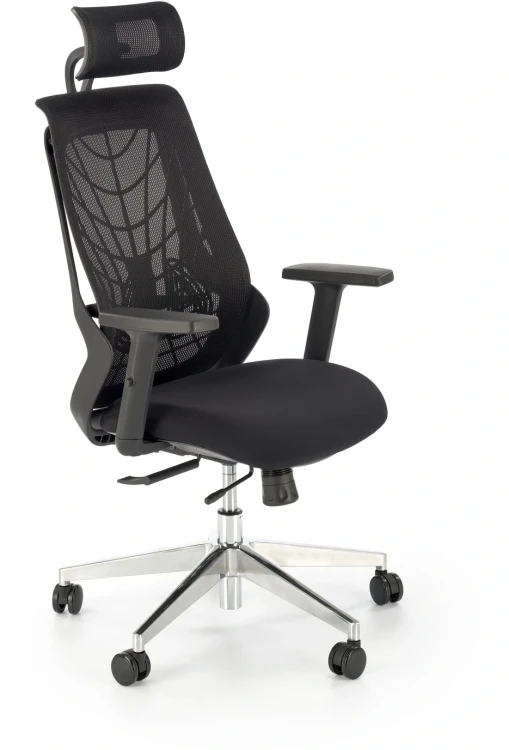 Fotel obrotowy Geronimo ergonomiczny do biura czarny