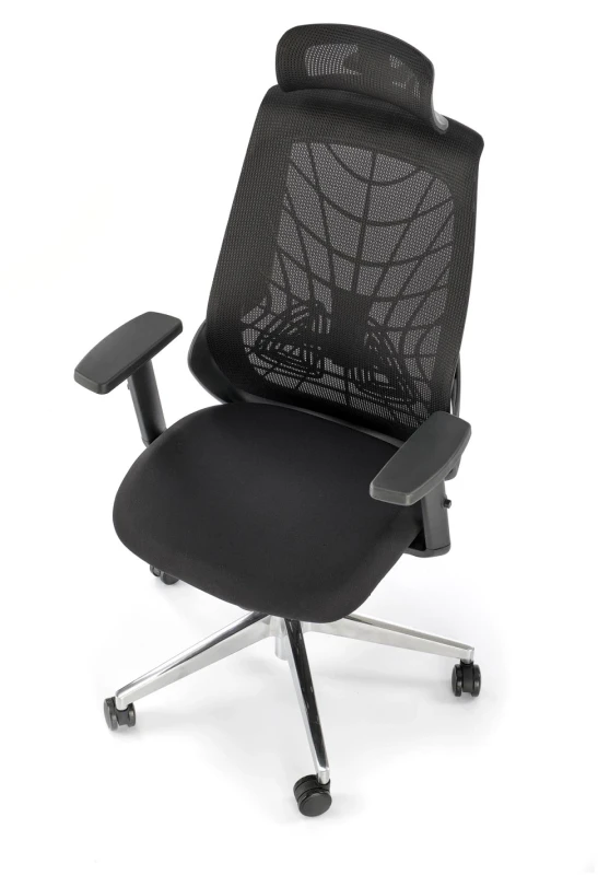 Fotel obrotowy Geronimo ergonomiczny do biura czarny