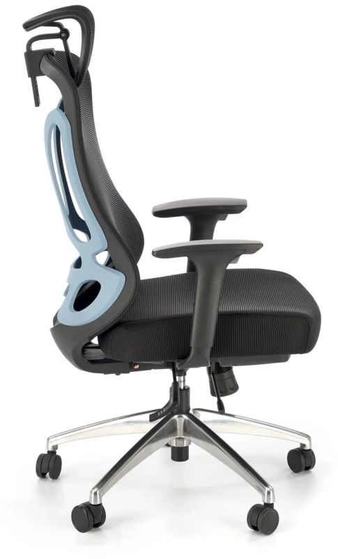 Fotel obrotowy Gilberto ergonomiczny do biura czarny