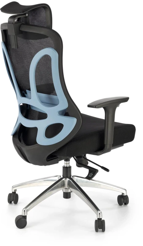 Fotel obrotowy Gilberto ergonomiczny do biura czarny