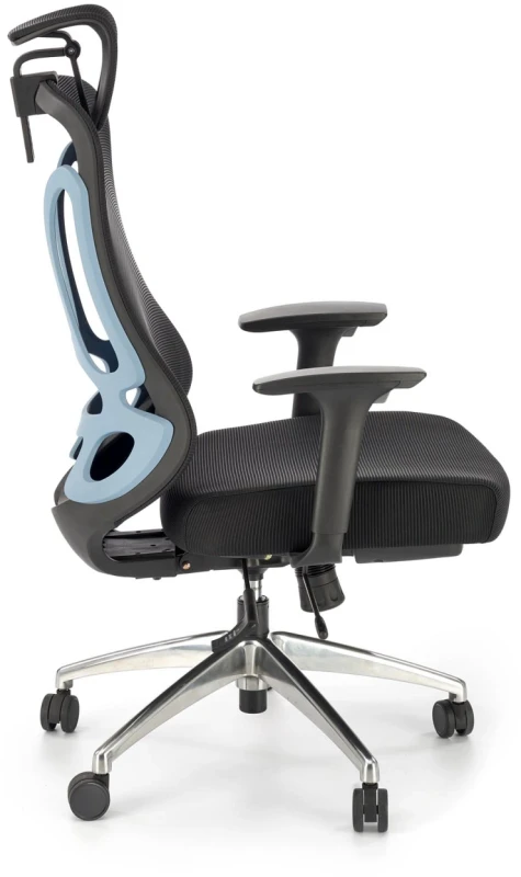 Fotel obrotowy Gilberto ergonomiczny do biura czarny