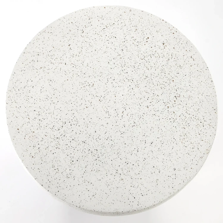 Stolik kawowy Giza okrągły do salonu 54 cm biały