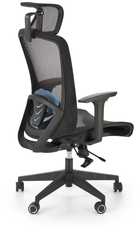 Fotel obrotowy Goliat ergonomiczny do biura czarny