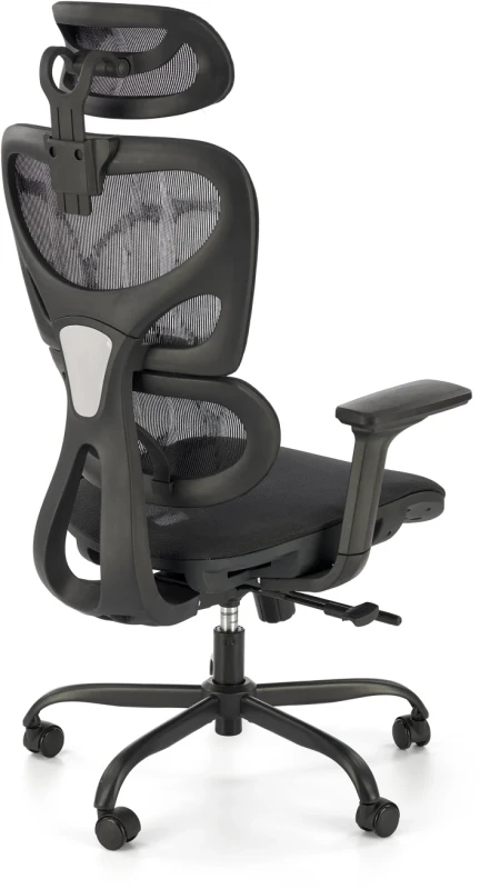 Fotel obrotowy Gotard ergonomiczny do biura czarny