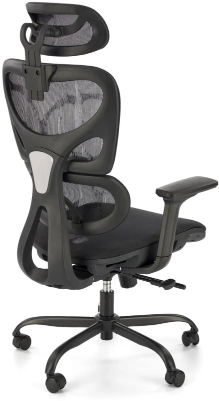 Fotel obrotowy Gotard ergonomiczny do biura czarny