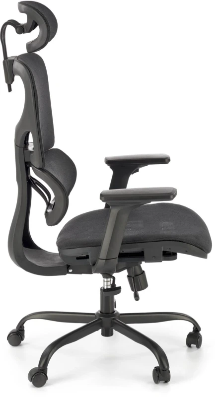 Fotel obrotowy Gotard ergonomiczny do biura czarny