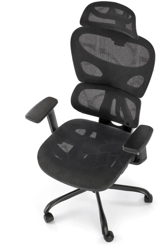 Fotel obrotowy Gotard ergonomiczny do biura czarny